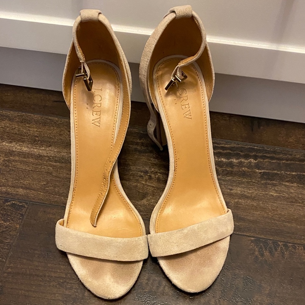 J. Crew Women's Beige Heeled Sandals